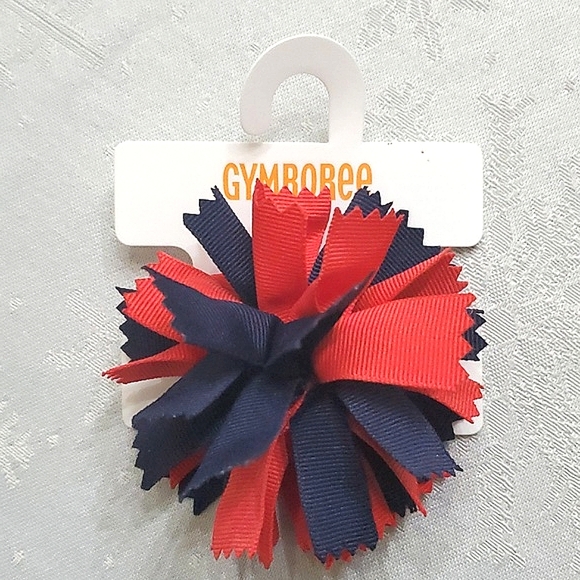 Gymboree Lot of (3) Multicolor Grosgrain Ribbon Pony Tail Holder - Picture 5 of 6